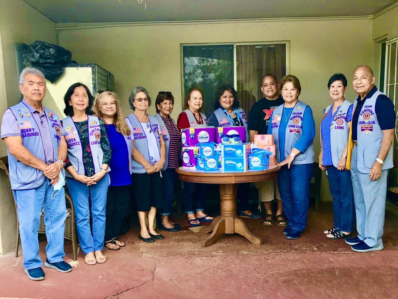 Guam Sunshine Lions Club donates to Iriarte family